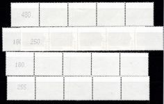 BRD Bund 2298-2302 R 5er Streifen gestempelt Rollenmarke SWK #DES74