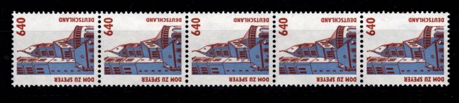 BRD Bund 1811 R II 5er Streifen postfrisch Rollenmarke SWK #DES77