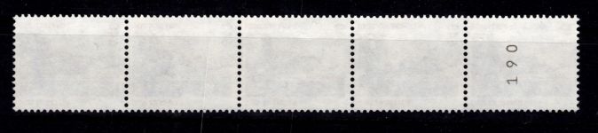 BRD Bund 1811 R I 5er Streifen postfrisch Rollenmarke SWK #DES78