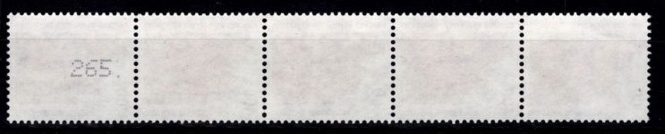 BRD Bund 1562 R II 5er Streifen postfrisch Rollenmarke SWK #DES80