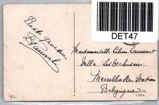 Ak Danzig Große Allee gelaufen 11.3.1930 #DET47