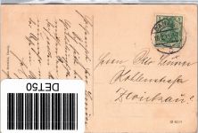 Ak Danzig Kurhaus- Terrasse gelaufen 18.2.1913 #DET50