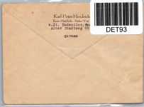 Saarland 211 mit Zuf Fr. Zone auf Brief als Mischfrankatur Einschreiben #DET93