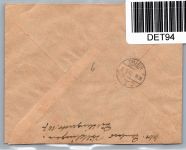 Saarland 211, 222 mit Zuf Fr. Zone auf Brief Einschreiben #DET94