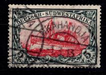 Deutsche Kolonien Südwestafrika 32 Ab gestempelt u.a. geprüft Bothe BPP #DFO70