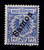 Deutsche Kolonien Samoa 4 postfrisch geprüft Lantelme BPP #DFS19