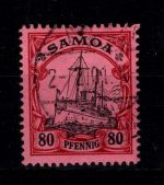 Deutsche Kolonien Samoa 15 gestempelt signiert Richter #DFS33