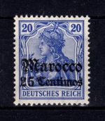 Deutsche APA Marokko 37 a postfrisch geprüft Jäschke BPP #DFT54