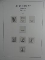 Französische Zone sauberer Leuchtturm Vordruck (leer) im Binder #MA444