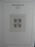 Französische Zone sauberer Leuchtturm Vordruck (leer) im Binder #MA444