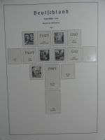 Französische Zone sauberer Leuchtturm Vordruck (leer) im Binder #MA444