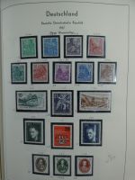 DDR ab Anfängen viel Falz im Leuchtturm Binder #MA451