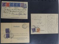 Deutsches Reich Partie von 200 gepr. Infla Belegen in 2 KA-BE Alben #MA457