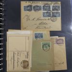 Deutsches Reich Partie von 200 gepr. Infla Belegen in 2 KA-BE Alben #MA457