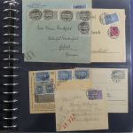 Deutsches Reich Partie von 200 gepr. Infla Belegen in 2 KA-BE Alben #MA457