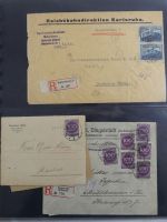 Deutsches Reich Partie von 200 gepr. Infla Belegen in 2 KA-BE Alben #MA457