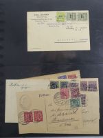 Deutsches Reich Partie von 200 gepr. Infla Belegen in 2 KA-BE Alben #MA457