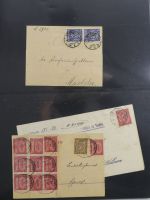 Deutsches Reich Partie von 200 gepr. Infla Belegen in 2 KA-BE Alben #MA457