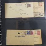 Deutsches Reich Partie von 200 gepr. Infla Belegen in 2 KA-BE Alben #MA457