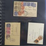 Deutsches Reich Partie von 200 gepr. Infla Belegen in 2 KA-BE Alben #MA457