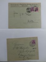 Deutsches Reich Partie von 200 gepr. Infla Belegen in 2 KA-BE Alben #MA457