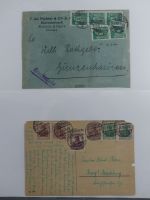 Deutsches Reich Partie von 200 gepr. Infla Belegen in 2 KA-BE Alben #MA457