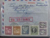 Diverse Philatelie Luftpostbriefe im Briefe Album #MA459