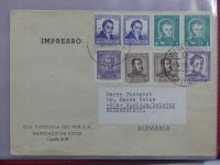 Diverse Philatelie Luftpostbriefe im Briefe Album #MA459