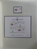 Europa Cept ab 1956-1990 ** besammelt in 4 Safe Vordruck-Alben #MA460