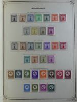 Weltweit Zwei Schwarten mit deut. Gebieten, franz. Kolonien usw. in Binde #MA461