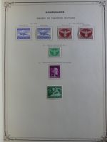 Weltweit Zwei Schwarten mit deut. Gebieten, franz. Kolonien usw. in Binde #MA461