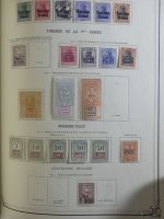 Weltweit Zwei Schwarten mit deut. Gebieten, franz. Kolonien usw. in Binde #MA461