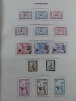 Weltweit Zwei Schwarten mit deut. Gebieten, franz. Kolonien usw. in Binde #MA461