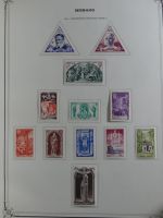 Weltweit Zwei Schwarten mit deut. Gebieten, franz. Kolonien usw. in Binde #MA461