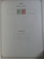 Weltweit Zwei Schwarten mit deut. Gebieten, franz. Kolonien usw. in Binde #MA461