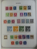 Weltweit Zwei Schwarten mit deut. Gebieten, franz. Kolonien usw. in Binde #MA461