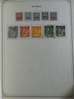 Weltweit Zwei Schwarten mit deut. Gebieten, franz. Kolonien usw. in Binde #MA461