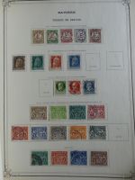 Weltweit Zwei Schwarten mit deut. Gebieten, franz. Kolonien usw. in Binde #MA461