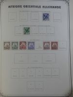 Weltweit Zwei Schwarten mit deut. Gebieten, franz. Kolonien usw. in Binde #MA461