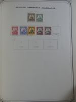 Weltweit Zwei Schwarten mit deut. Gebieten, franz. Kolonien usw. in Binde #MA461