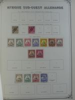 Weltweit Zwei Schwarten mit deut. Gebieten, franz. Kolonien usw. in Binde #MA461