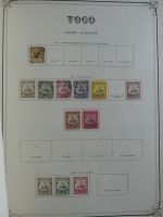 Weltweit Zwei Schwarten mit deut. Gebieten, franz. Kolonien usw. in Binde #MA461