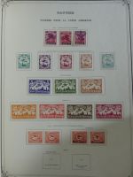 Weltweit Zwei Schwarten mit deut. Gebieten, franz. Kolonien usw. in Binde #MA461