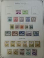 Weltweit Zwei Schwarten mit deut. Gebieten, franz. Kolonien usw. in Binde #MA461