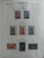 Europa Cept 1956-1971 ** besammelt in Leuchtturm Vorduckalben #MA462