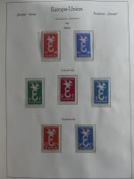 Europa Cept 1956-1971 ** besammelt in Leuchtturm Vorduckalben #MA462