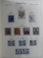 Europa Cept 1956-1971 ** besammelt in Leuchtturm Vorduckalben #MA462