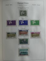 Europa Cept 1956-1971 ** besammelt in Leuchtturm Vorduckalben #MA462