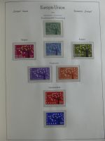 Europa Cept 1956-1971 ** besammelt in Leuchtturm Vorduckalben #MA462