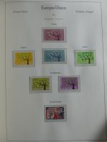 Europa Cept 1956-1971 ** besammelt in Leuchtturm Vorduckalben #MA462